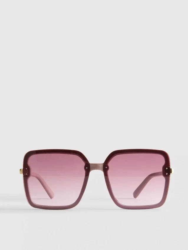Übergroße quadratische Sonnenbrille Übergroße quadratische Sonnenbrille
