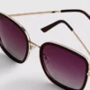 Übergroße quadratische Sonnenbrille Übergroße quadratische Sonnenbrille