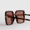 Übergroße quadratische Sonnenbrille Übergroße quadratische Sonnenbrille