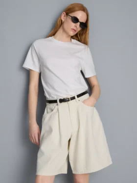 Bermudashorts aus Baumwoll-Denim