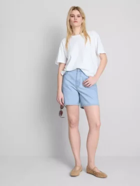 Bermudashorts aus Baumwoll-Denim