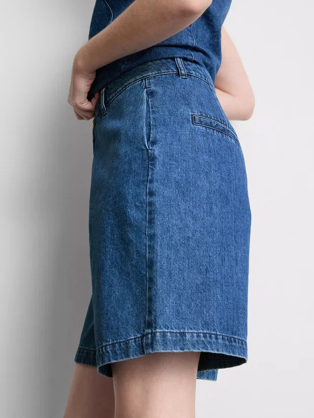 Bermudashorts aus Baumwoll-Denim Bermudashorts aus Baumwoll-Denim