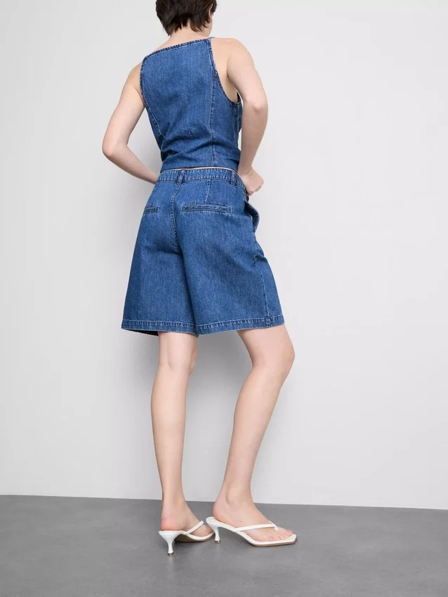 Bermudashorts aus Baumwoll-Denim Bermudashorts aus Baumwoll-Denim