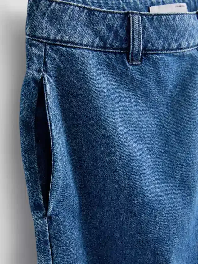 Bermudashorts aus Baumwoll-Denim Bermudashorts aus Baumwoll-Denim