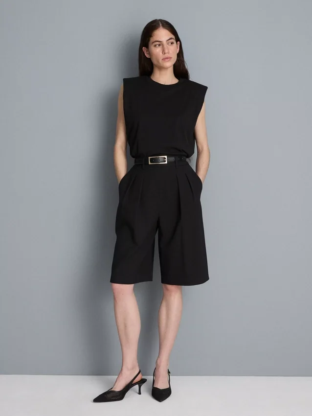 Bermudashorts mit Falten Bermudashorts mit Falten