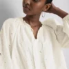 Bestickte Bluse mit Ballonärmeln Bestickte Bluse mit Ballonärmeln