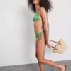 Bikini-Höschen mit seitlichen Bändern im Gingham-Muster Bikini-Höschen mit seitlichen Bändern im Gingham-Muster