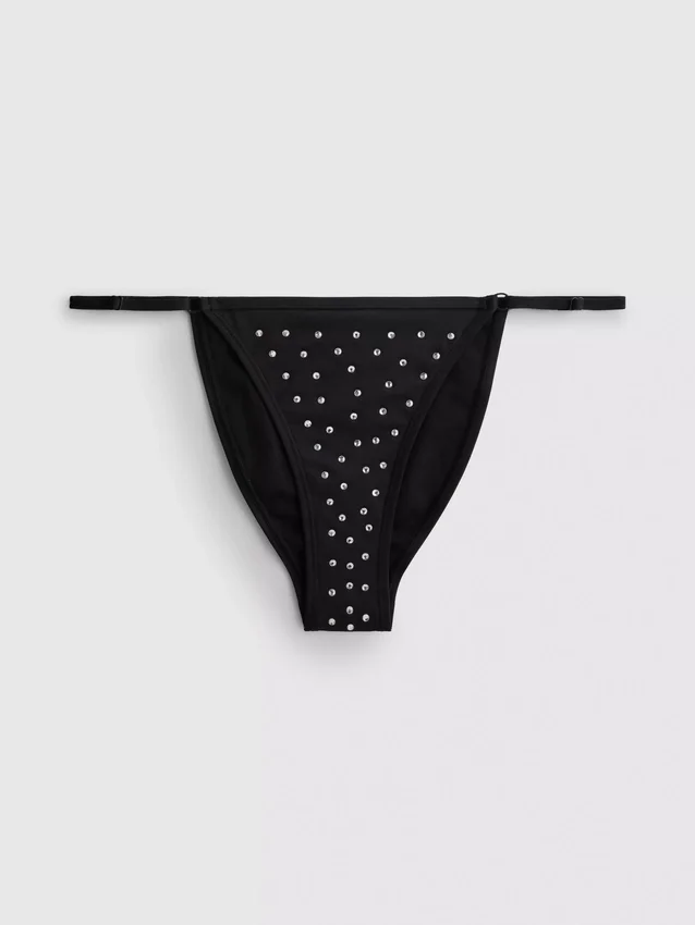 Bikini-Höschen mit Strasssteinen Bikini-Höschen mit Strasssteinen