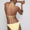 Bikini-Oberteil im Dreieck-Schnitt mit Crinkle-Struktur
