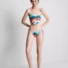 Bikini-Oberteil mit Bandana-Print und landschaftlichem Motiv Bikini-Oberteil mit Bandana-Print und landschaftlichem Motiv