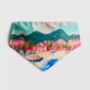 Bikini-Oberteil mit Bandana-Print und landschaftlichem Motiv Bikini-Oberteil mit Bandana-Print und landschaftlichem Motiv