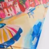 Bikini-Oberteil mit Bandana-Print und landschaftlichem Motiv Bikini-Oberteil mit Bandana-Print und landschaftlichem Motiv