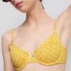 Bikini-Oberteil mit Bügeln, Herzausschnitt und Polka-Dots Bikini-Oberteil mit Bügeln, Herzausschnitt und Polka-Dots