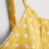 Bikini-Oberteil mit Bügeln, Herzausschnitt und Polka-Dots Bikini-Oberteil mit Bügeln, Herzausschnitt und Polka-Dots