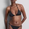 Bikini-Oberteil mit Dreiecks-Strassverzierung Bikini-Oberteil mit Dreiecks-Strassverzierung