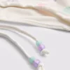 Bikini-Unterteil mit Muschelstickerei und seitlichen Bändern Bikini-Unterteil mit Muschelstickerei und seitlichen Bändern