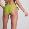 Bikini-Unterteil mit seitlichen Bindebändern und Stickerei Bikini-Unterteil mit seitlichen Bindebändern und Stickerei