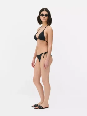 Bikini-Unterteil mit seitlichen Bändern