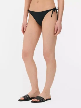 Bikini-Unterteil mit seitlichen Bändern