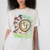 Blink 182 – Locker sitzendes Logo-T-Shirt aus Baumwolle Blink 182 – Locker sitzendes Logo-T-Shirt aus Baumwolle