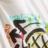 Blink 182 – Locker sitzendes Logo-T-Shirt aus Baumwolle Blink 182 – Locker sitzendes Logo-T-Shirt aus Baumwolle