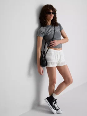 Bloomer-Shorts mit Rüschen