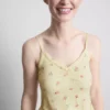 Blumiges, geripptes Schlafanzug-Top Blumiges, geripptes Schlafanzug-Top