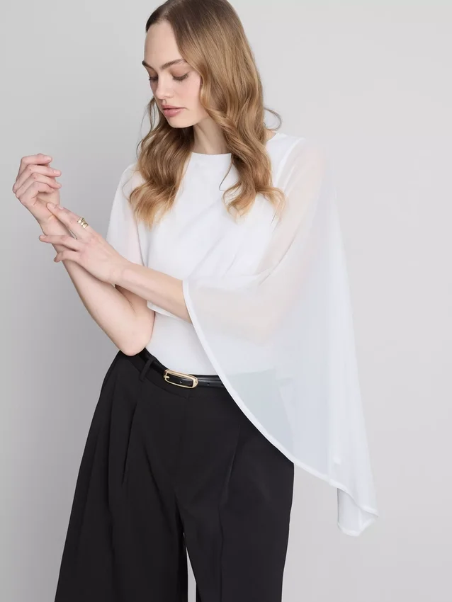 Body mit Cape-Überzug Body mit Cape-Überzug