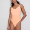 Bodysuit mit V-Ausschnitt und Trägern Bodysuit mit V-Ausschnitt und Trägern