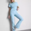 Boxy-T-Shirt mit Nahtdetails aus baumwollreichem Material Boxy-T-Shirt mit Nahtdetails aus baumwollreichem Material