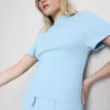 Boxy-T-Shirt mit Nahtdetails aus baumwollreichem Material Boxy-T-Shirt mit Nahtdetails aus baumwollreichem Material