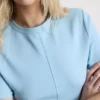 Boxy-T-Shirt mit Nahtdetails aus baumwollreichem Material Boxy-T-Shirt mit Nahtdetails aus baumwollreichem Material