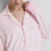 Boyfriend-Nachthemd mit Blumenmuster Boyfriend-Nachthemd mit Blumenmuster