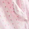 Boyfriend-Nachthemd mit Blumenmuster Boyfriend-Nachthemd mit Blumenmuster
