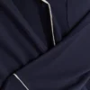 Boyfriend-Schlafanzug aus Jersey-Strick mit langen Ärmeln Boyfriend-Schlafanzug aus Jersey-Strick mit langen Ärmeln