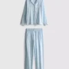 Boyfriend-Schlafanzug aus Twill Boyfriend-Schlafanzug aus Twill