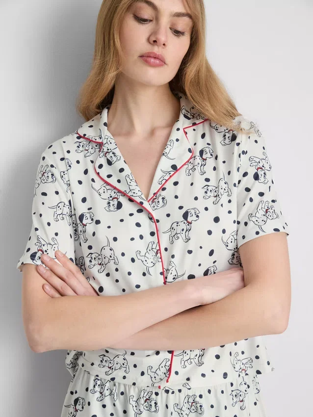 Boyfriend-Shorty-Schlafanzug mit „101 Dalmatiner“-Print von Disney Boyfriend-Shorty-Schlafanzug mit „101 Dalmatiner“-Print von Disney