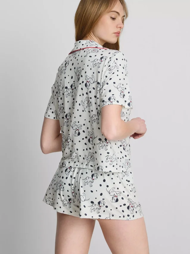Boyfriend-Shorty-Schlafanzug mit „101 Dalmatiner“-Print von Disney Boyfriend-Shorty-Schlafanzug mit „101 Dalmatiner“-Print von Disney