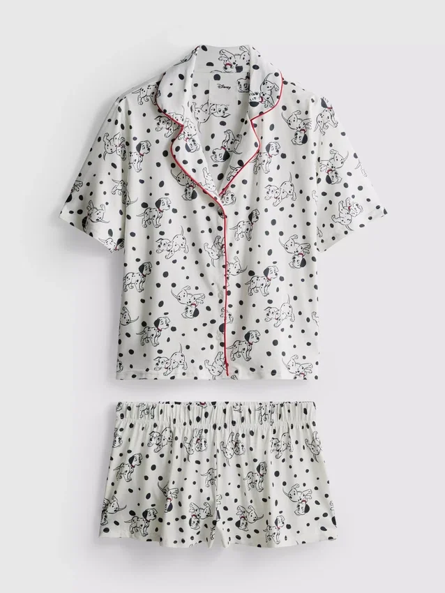 Boyfriend-Shorty-Schlafanzug mit „101 Dalmatiner“-Print von Disney Boyfriend-Shorty-Schlafanzug mit „101 Dalmatiner“-Print von Disney