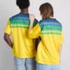 Brasilien-T-Shirt mit kurzen Ärmeln Brasilien-T-Shirt mit kurzen Ärmeln