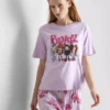 Bratz-Kurzschlafanzug aus Baumwolle mit Aufdruck Bratz-Kurzschlafanzug aus Baumwolle mit Aufdruck