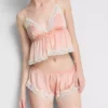 Braut-Slip aus Satin mit Spitze Braut-Slip aus Satin mit Spitze