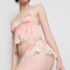 Braut-Slip aus Satin mit Spitze Braut-Slip aus Satin mit Spitze