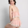 Braut-Slip aus Satin mit Spitze Braut-Slip aus Satin mit Spitze