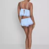 Braut-Slip aus Satin mit Spitze