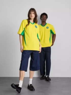 Brazil Kurzarm-Mesh-Hemd