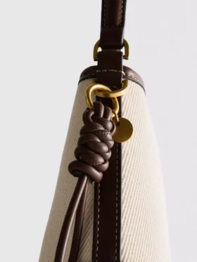 Bucket-Bag aus Kunstleder