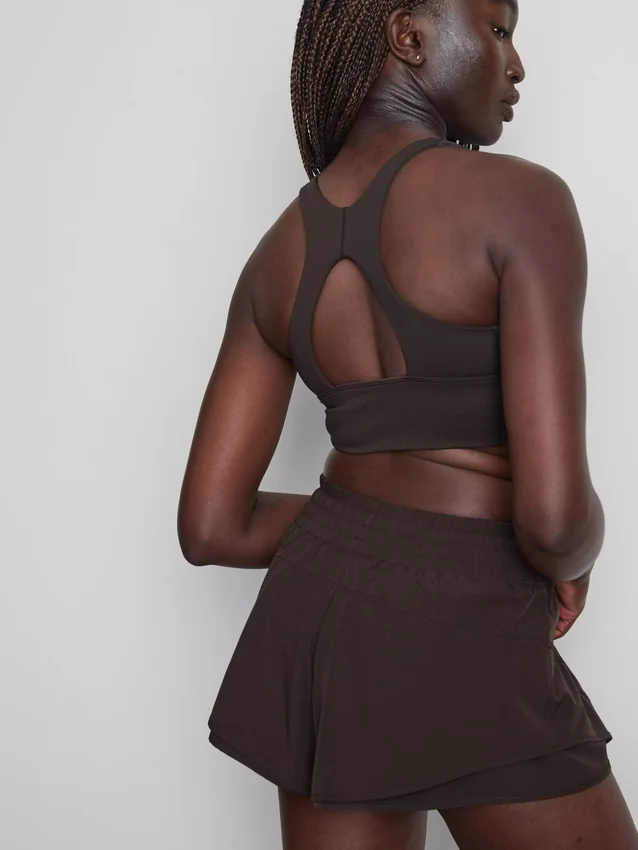 Butterweiches, gerafftes Active-Crop-Top Butterweiches, gerafftes Active-Crop-Top