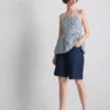 Cami-Top aus Baumwolle mit Cutwork-Verzierung