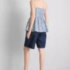 Cami-Top aus Baumwolle mit Cutwork-Verzierung